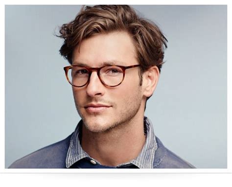 square face shape glasses male.